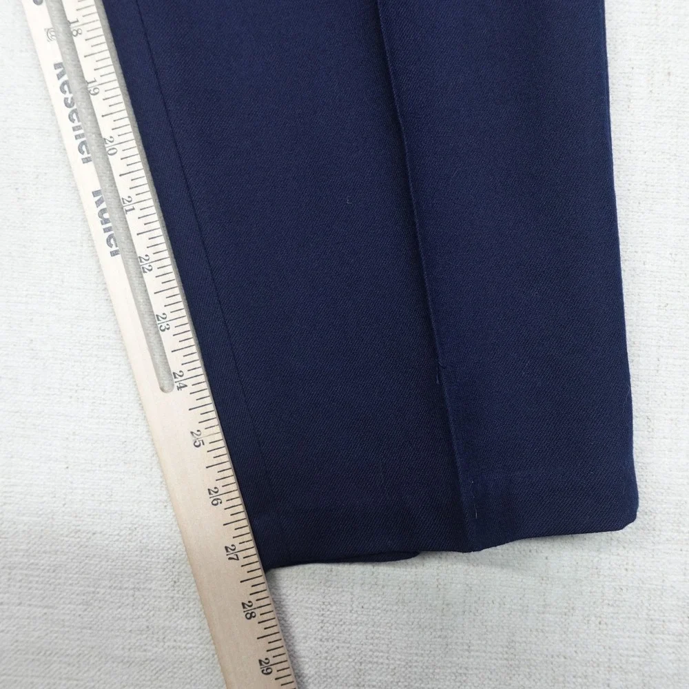 Talbots Pants Womens 10 Petite Wool Pull On Elastic Waist Classic Office Workwea - Picture 7 of 12